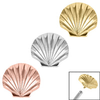 Titanium Clam Shell for Internal Thread shafts in 1.2mm