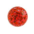 Smooth Glitzy Threaded Balls - one only