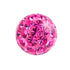 Smooth Glitzy Threaded Balls - one only