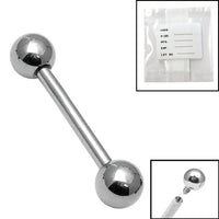 Sterile Titanium Internal Thread Barbell 1.6mm