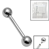 Sterile Titanium Internal Thread Barbell 1.6mm