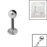 Sterile Titanium Internal Thread Labret