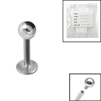 Sterile Titanium Internal Thread Labret