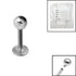 Sterile Titanium Internal Thread Labret