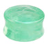 Green Fluorite Stone Double Flared Tapered Plug