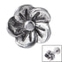 Steel Threaded Attachment - 1.2mm Cast Steel Flower