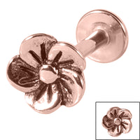 Steel Labret with Steel Flower 1.2mm