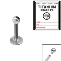 Sterile Titanium Internal Thread Labret