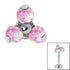 Titanium Claw Set Synth Opal Trinity for Internal Thread shafts in 1.2mm