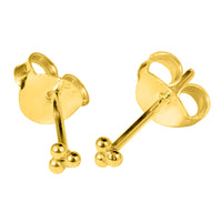 Sterling Silver Asia Trinity Ear Stud Earrings ES32
