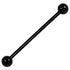Black Titanium Industrial Scaffold Barbell 1.6mm