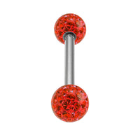 Smooth Glitzy Ball Double Micro Bar 1.2mm