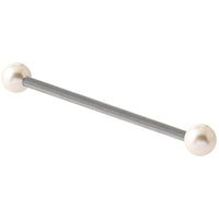 Steel Industrial Scaffold Bar with Acrylic Pearl Balls