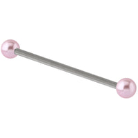 Steel Industrial Scaffold Bar with Acrylic Pearl Balls