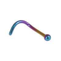 Titanium Nose Studs - 2mm Ball 0.8mm Gauge