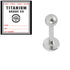 Sterile Titanium Labrets
