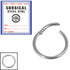 Sterile Steel Hinged Clicker Ring