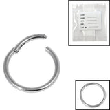 Sterile Titanium Hinged Clicker Ring