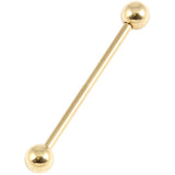 Zircon Titanium Industrial Scaffold Barbell (Gold colour)