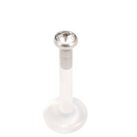 Bioflex Push-fit Labret with Titanium Jewelled Disk (2.35mm Disk)