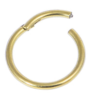 Titanium Hinged Clicker Ring 1.2 and 1.6mm Gauge