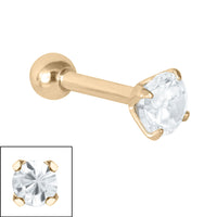 Steel Claw Set Jewelled Micro Bar 1.2mm