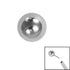 Titanium Threadless (Bend/Push fit) Plain Balls