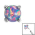 Titanium Threadless (Bend fit) Claw Set Synth Opals