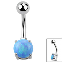 Belly Bar - Claw Set Synth Opal
