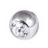 Titanium Threaded Jewelled Balls 1.2x4mm