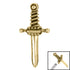 Steel Dagger for Internal Thread shafts in 1.2mm