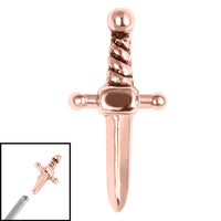 Steel Mini Dagger for Internal Thread shafts in 1.2mm