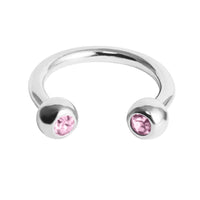 Titanium Jewelled Circular Barbell (CBB) (Horseshoe) 1.2mm