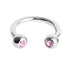 Titanium Jewelled Circular Barbell (CBB) (Horseshoe) 1.2mm