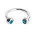 Titanium Jewelled Circular Barbell (CBB) (Horseshoe) 1.2mm