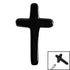 Steel Cross for Internal Thread shafts in 1.2mm