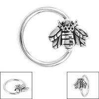 Steel BCR with Steel Clip In Honey Bee