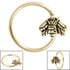 Steel BCR with Steel Clip In Honey Bee