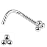 Steel Trinity Nose Stud