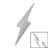 Steel Threadless (Bend/Push fit) Lightning Bolt