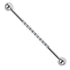 Titanium In-line Claw Set Multi Jewel Industrial Scaffold Bar