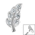 Steel Claw Set Jewelled Leaf for Internal Thread shafts in 1.2mm