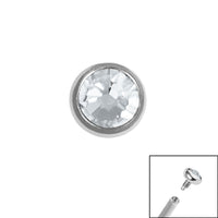 Titanium Jewelled Disk for Internal Thread shafts in 1.2mm
