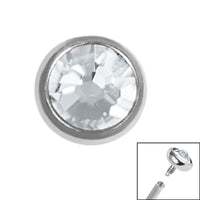 Titanium Jewelled Disk for Internal Thread shafts in 1.2mm