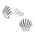 Sterling Silver Shell Ear Stud Earrings ES126