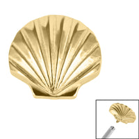 Titanium Clam Shell for Internal Thread shafts in 1.2mm