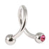 Steel Double Jewelled Spiral 1.6mm
