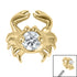 Steel Jewelled Crab for Internal Thread shafts in 1.2mm