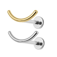 Titanium Internal Smile Curved Bar Top