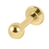 Gold Titanium Labrets
